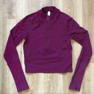 Lululemon It’s Rulu Long Sleeve 1/2 Zip (SIZE 2)